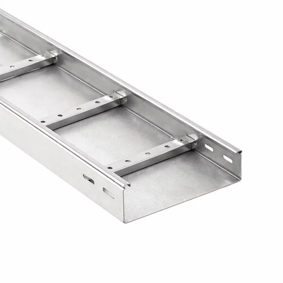 Лоток неперфорированный 300x200x6000 лонжерон 2.0 мм горячеоцинкованный фото