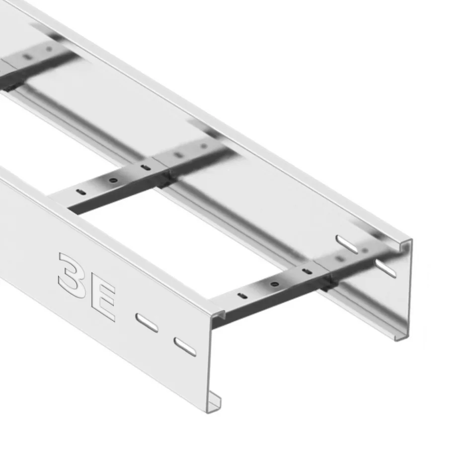 Лоток лестничный усиленный ЗЕ-6 200х100х6000 (S=2.0) INOX фото