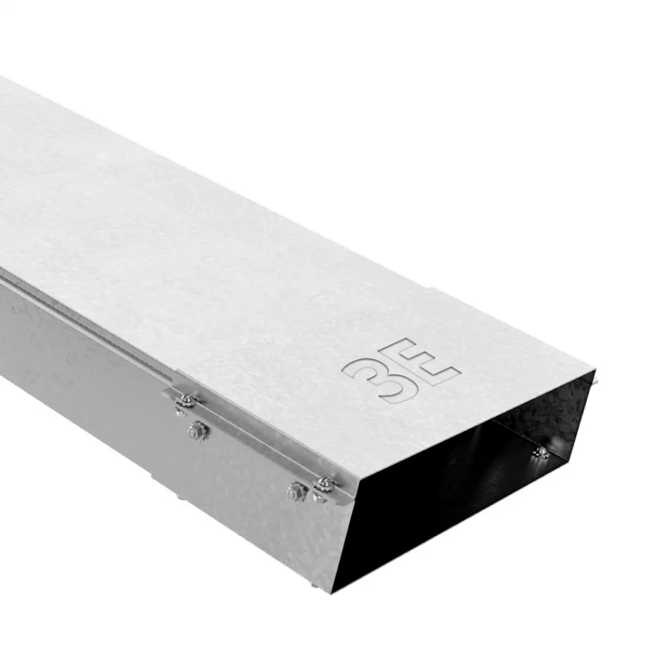 Короб ЗЕ-9 200х150х2000 (S=1.0) INOX фото