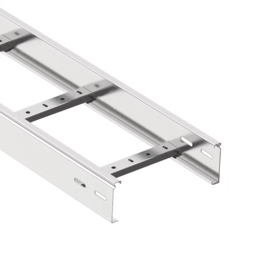 Лоток лестничный НЛ50Е-500-100-S1,2-2000 нержавеющий фото